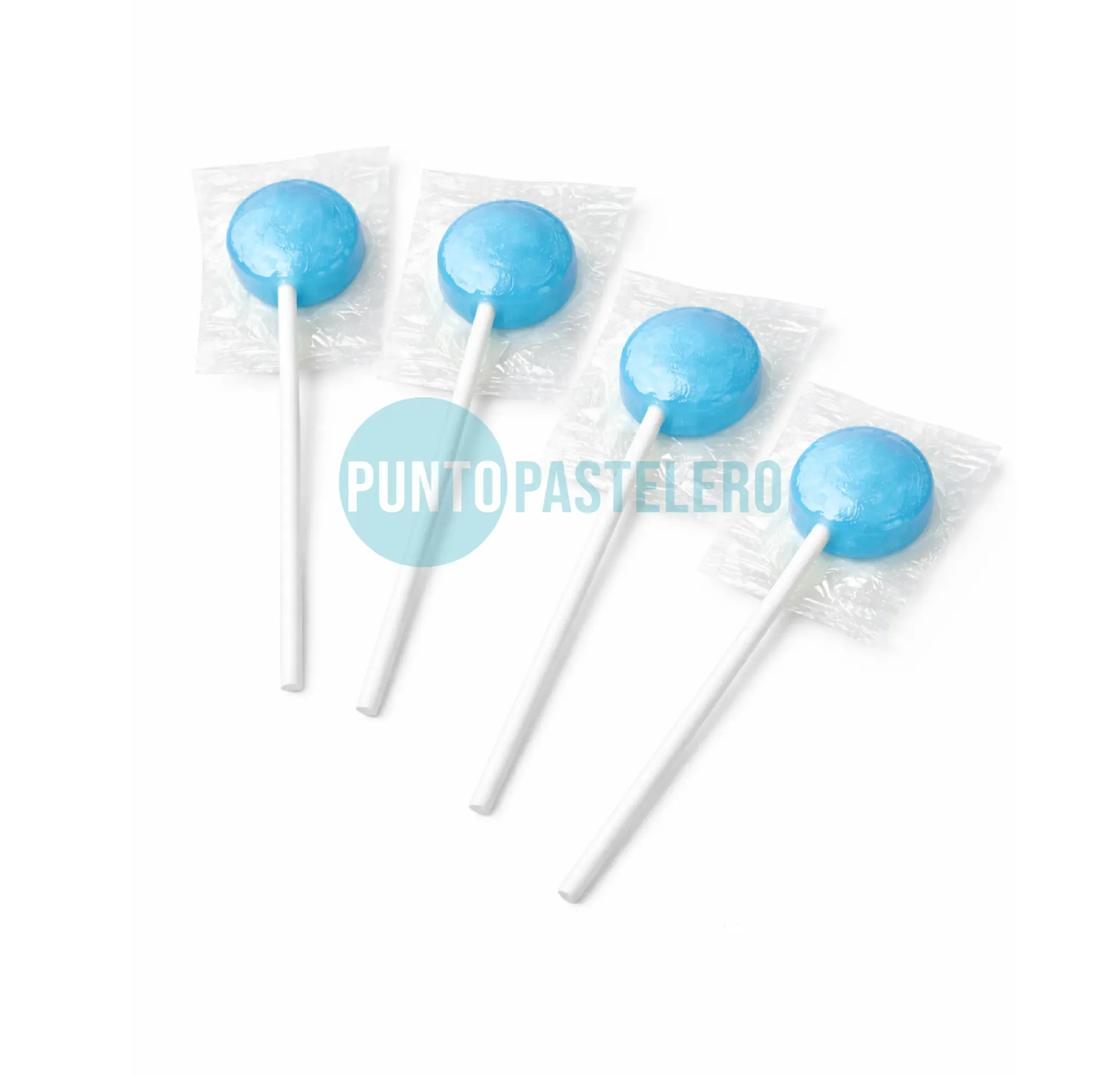 CHUPETIN MINI PALETA CELESTE TOPOLIN (X 50 U.) | Punto Pastelero